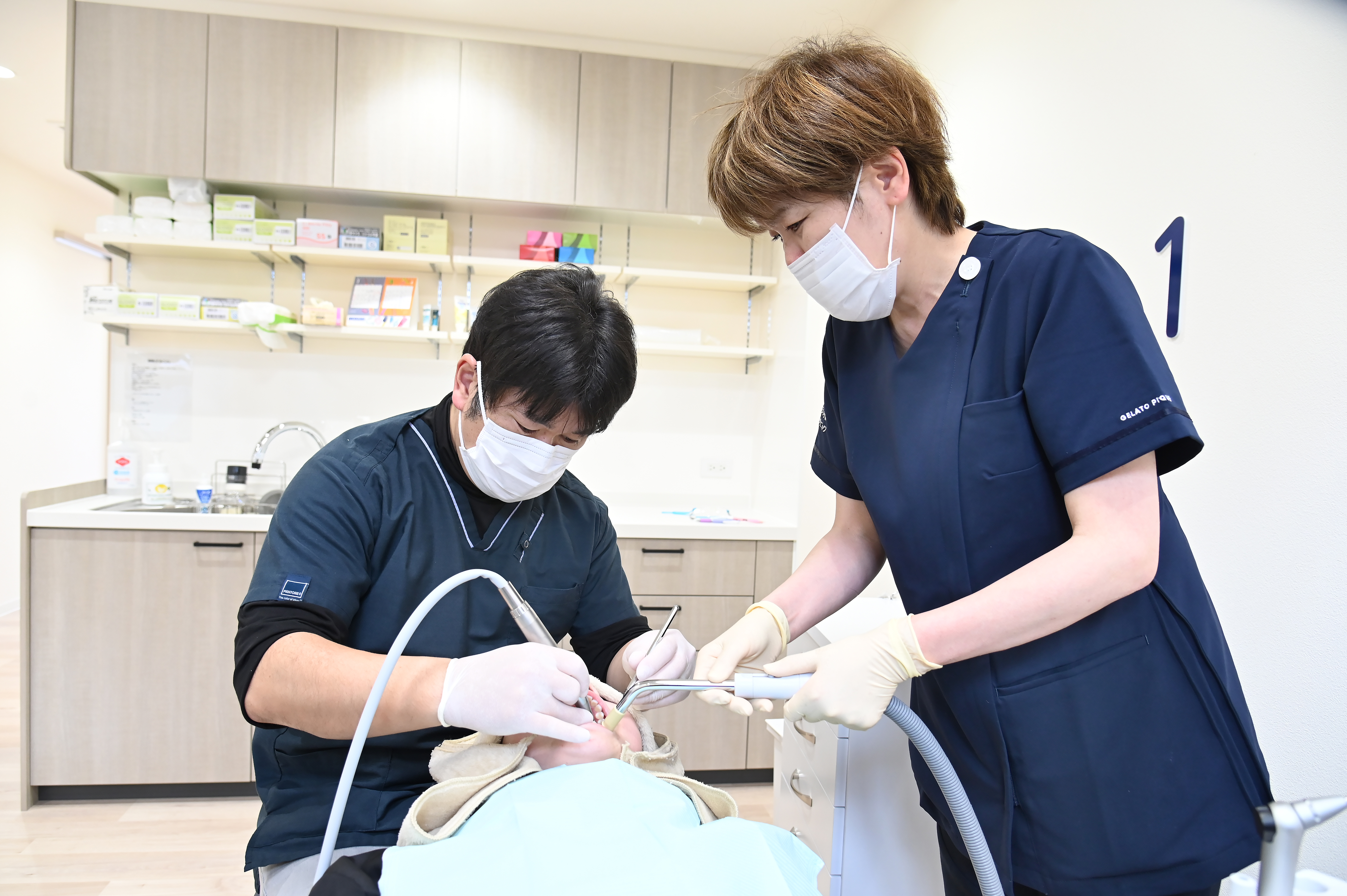 上部構造の装着